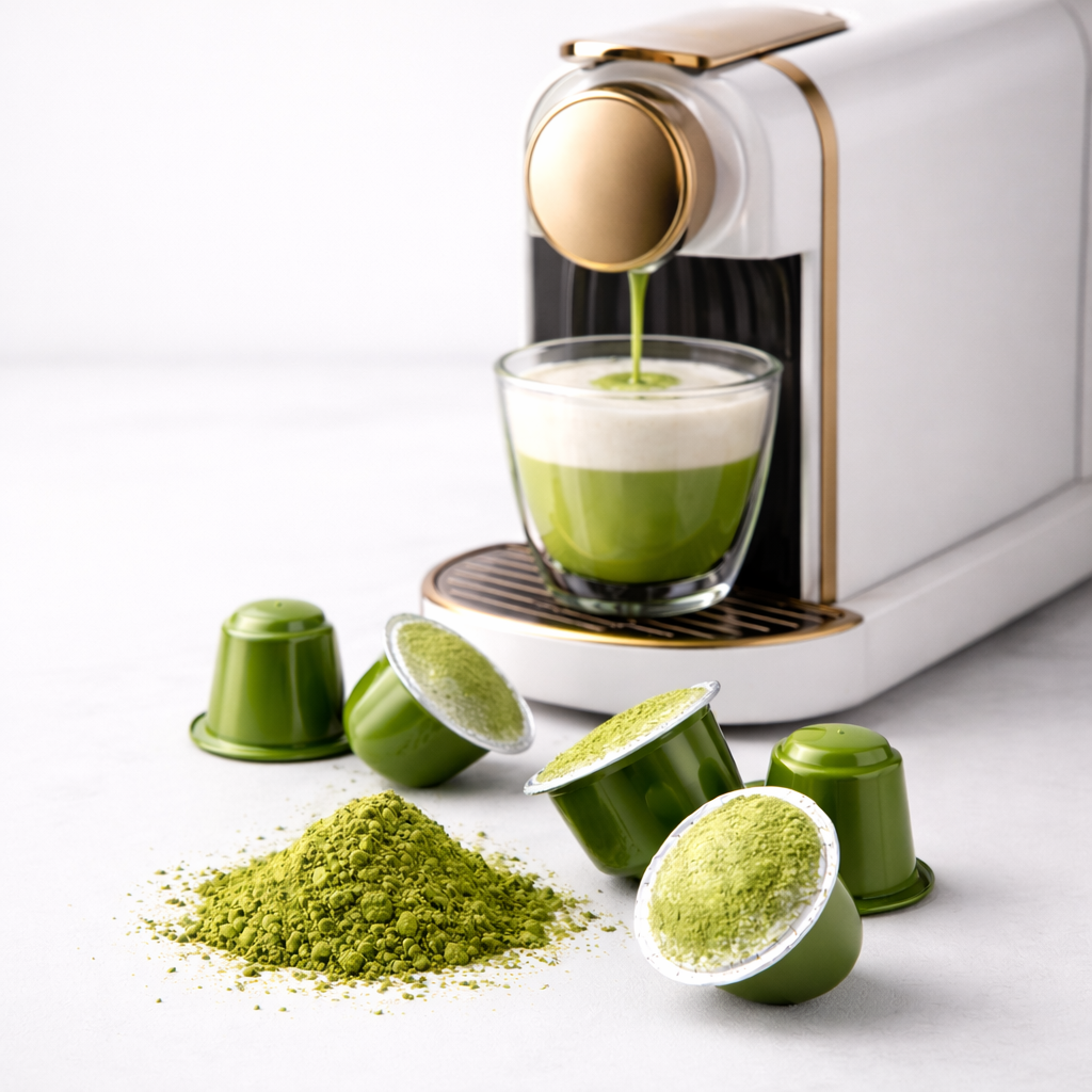 Premium Matcha Capsules – Nespresso Compatible